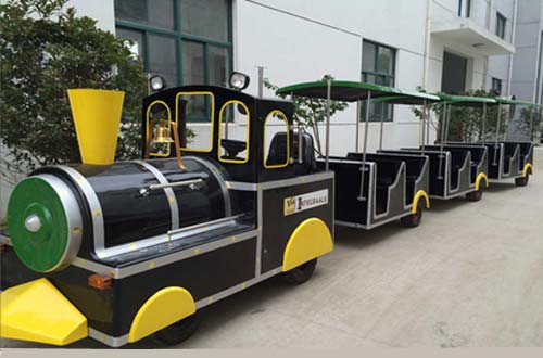 Hot selling Fiberglass Electric Trackless Train