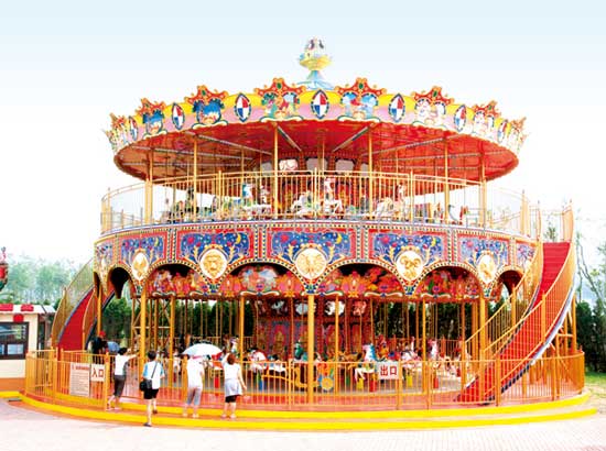 Double Layer Carousel Rides