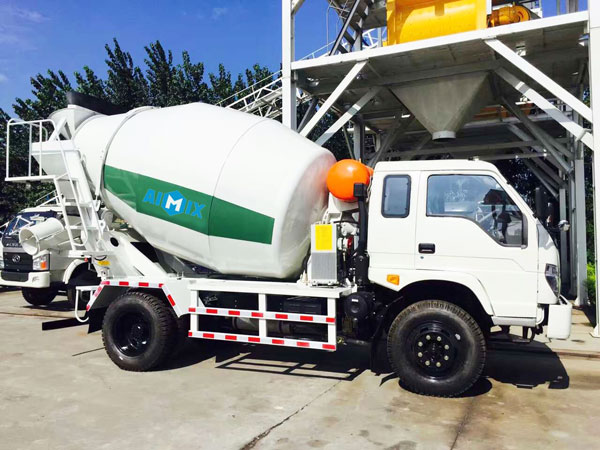 6m3 small concrete mixer truck