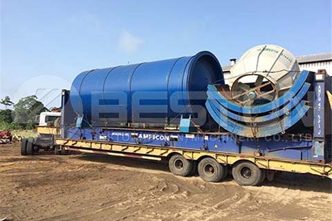 Oil Sludge Pyrolysis Machine to Nigeria