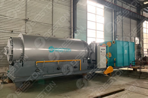 A Quality Beston Pyrolysis Plant to Paraguay Customer