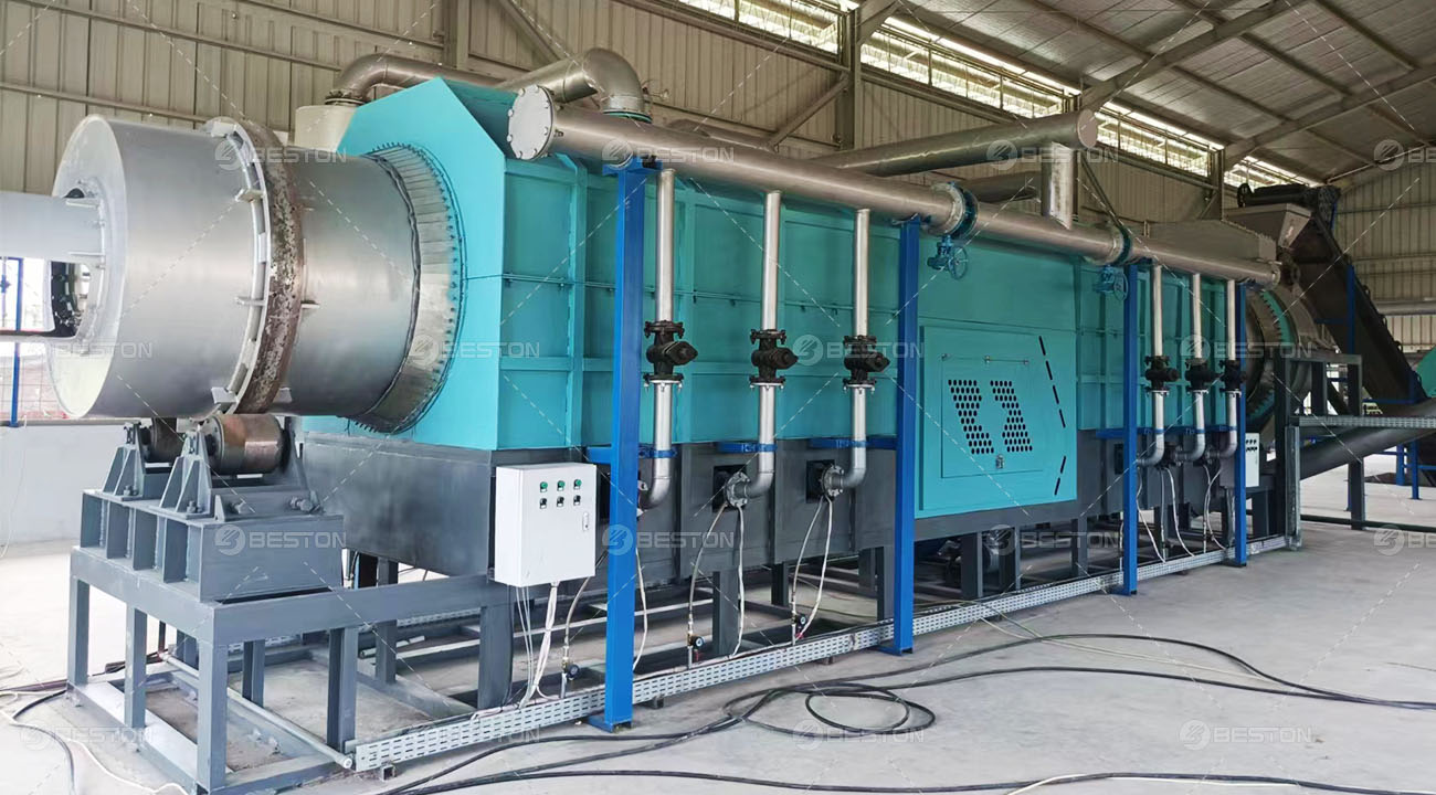 Installation of Coconut Shell Charcoal Making Machine in Indonesia